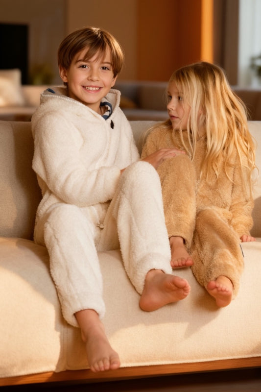 Knuffle Fleece Onesie voor Kinderen